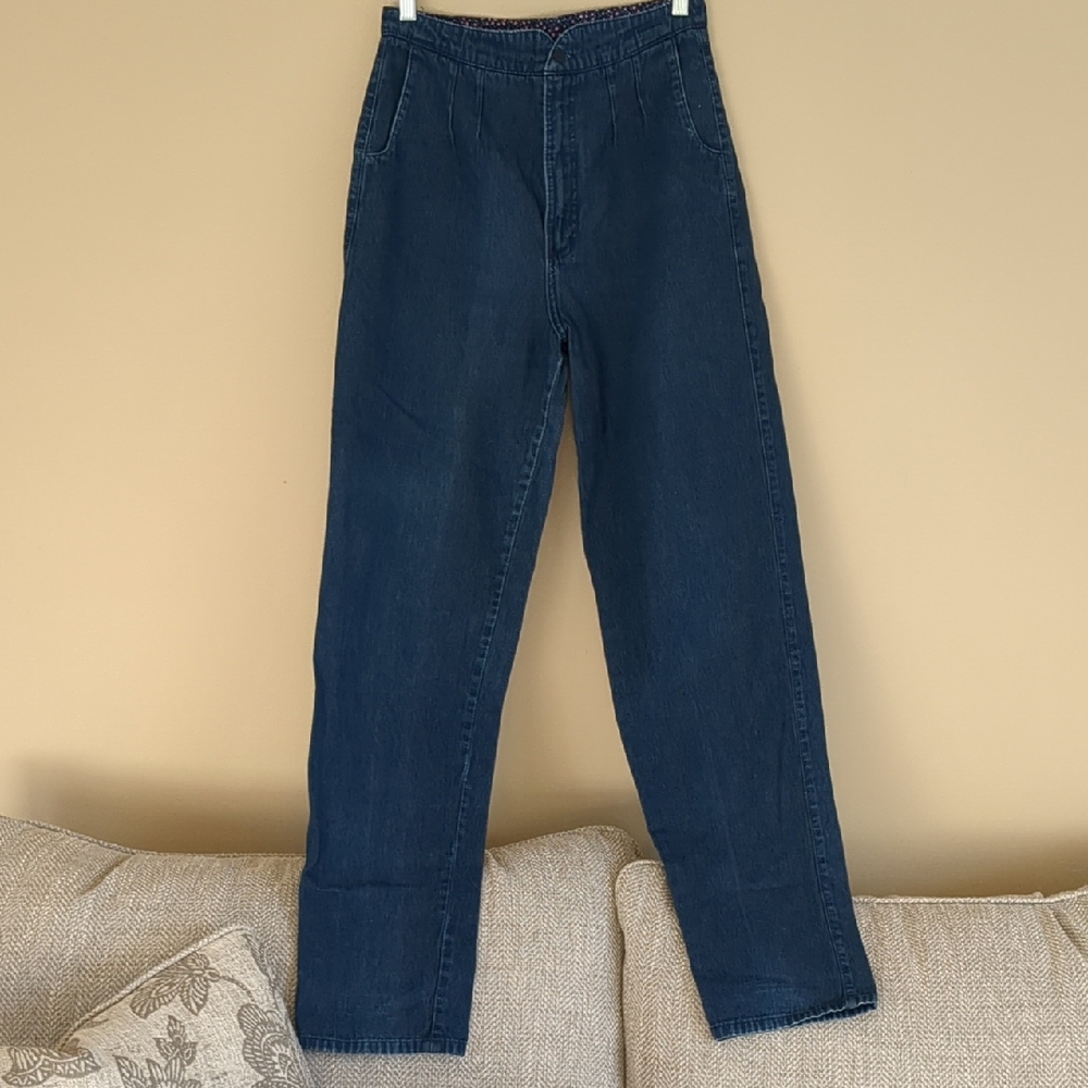 14" Across The Waist Hattori For Rocky Mountain Jeans Denim Blue High Rise